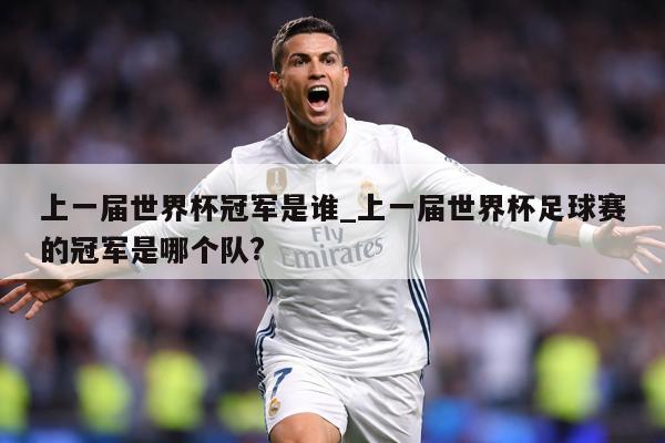 上一届世界杯冠军是谁_上一届世界杯足球赛的冠军是哪个队?